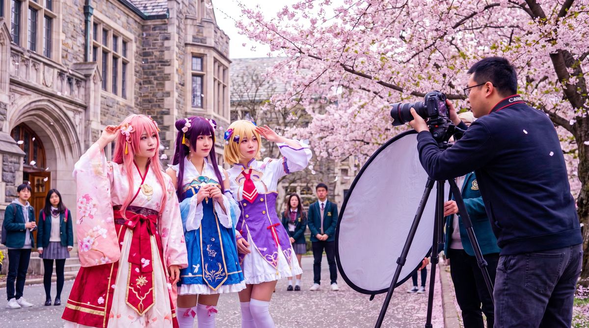 呦呦视频传媒-Cosplay传媒教程二次元影像演示